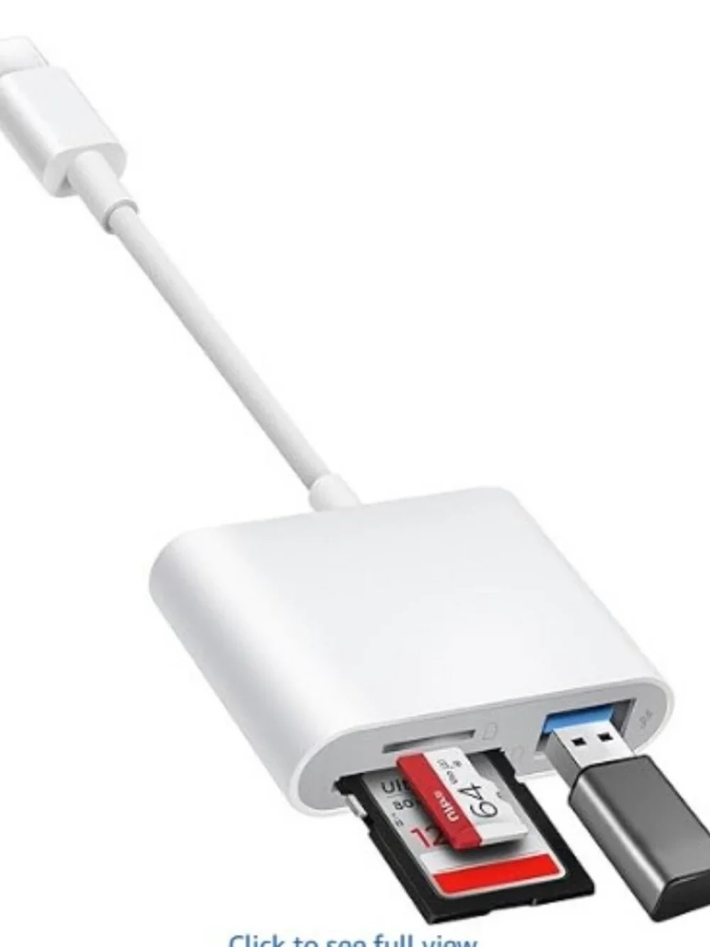 USB C to SD Card Reader, SD Card Adapter with SD MicroSD USB 3 Ports, US